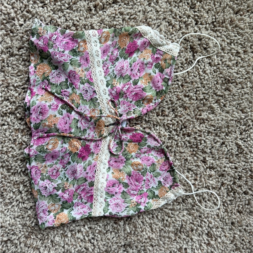 Princess Polly Floral Lace Trim Camisole